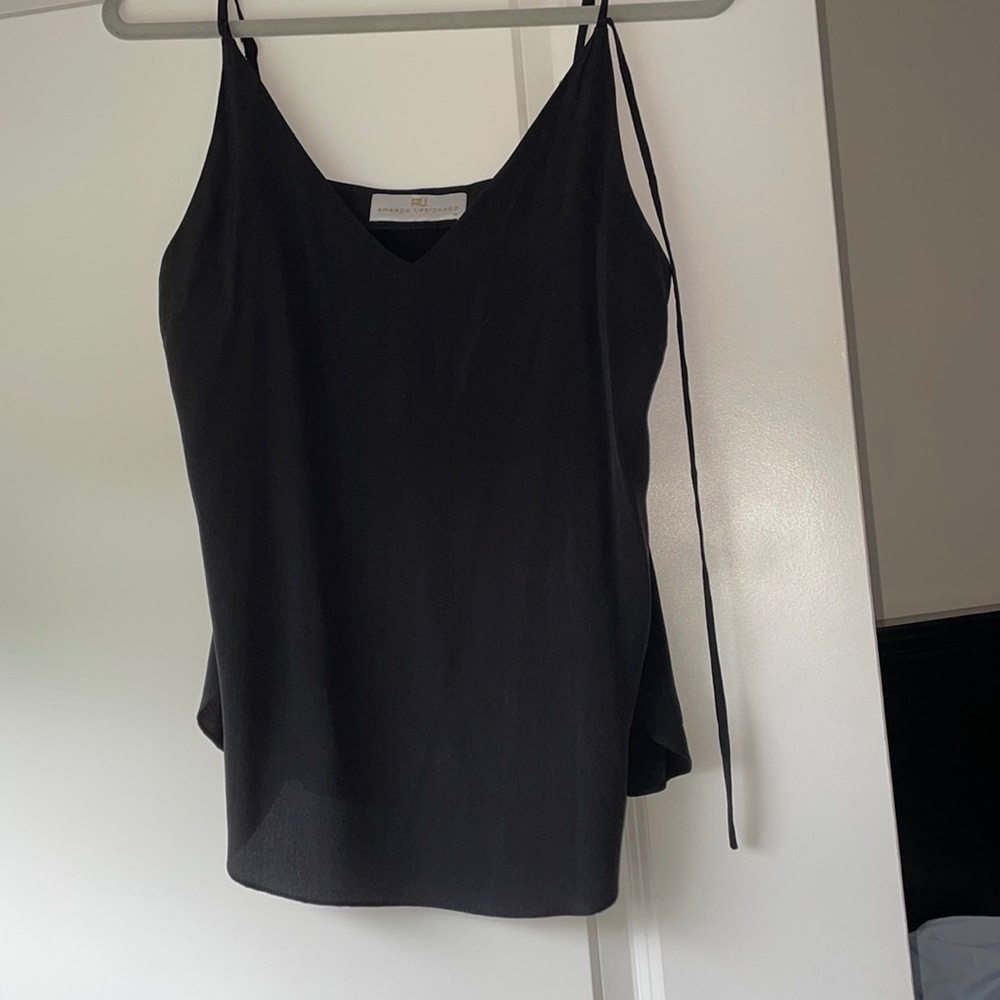Amanda Uprichard Black Silk Cami